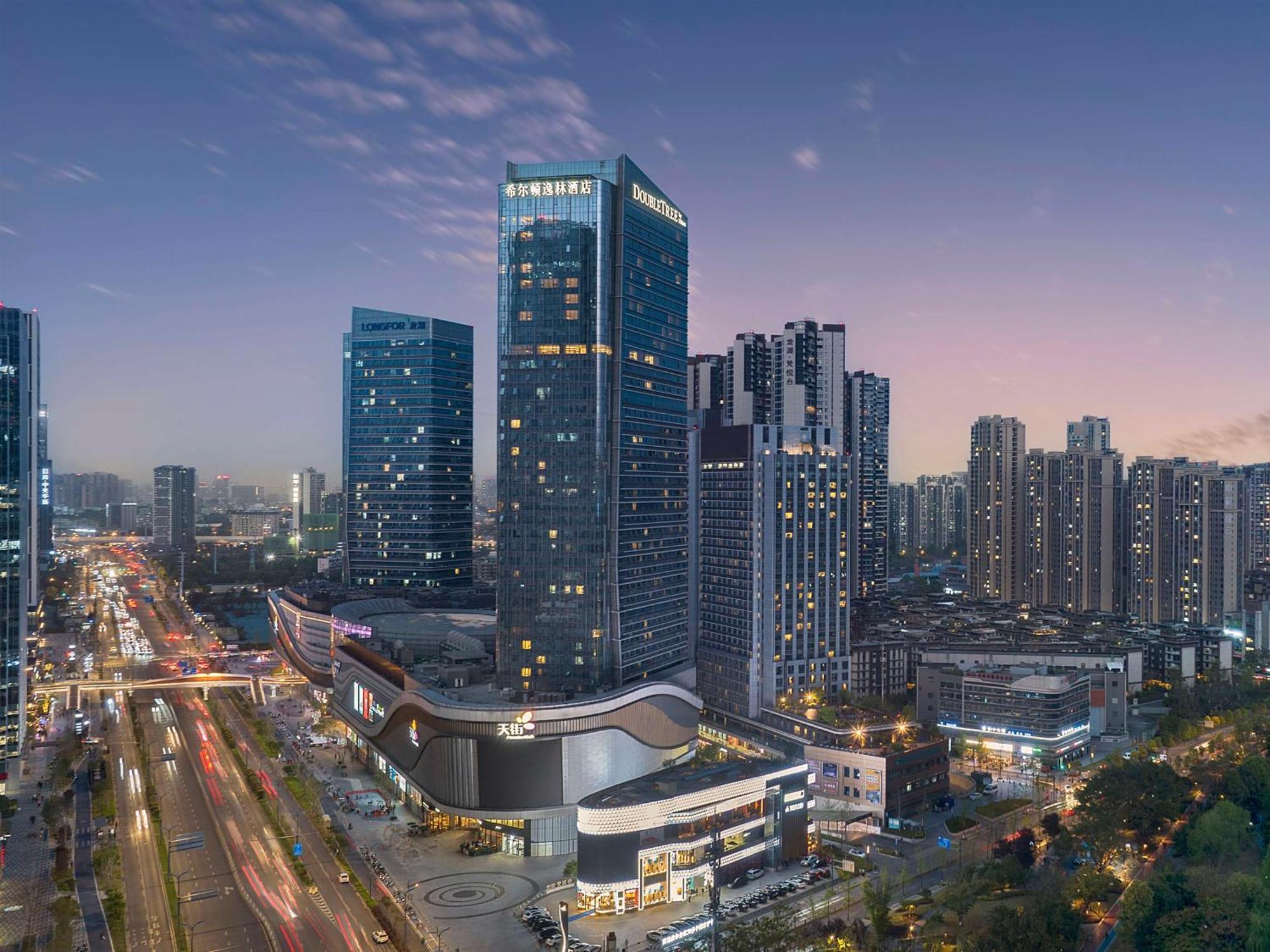 Doubletree By Hilton Chengdu Riverside - Close To Panda Base And Chengdu East Railway Exteriör bild